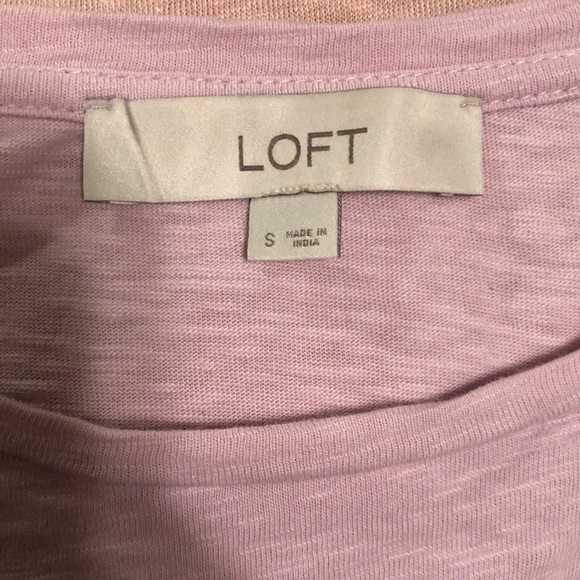 Pink Eyelet Sleeve Top from LOFT Size Small - Picture 6 of 7